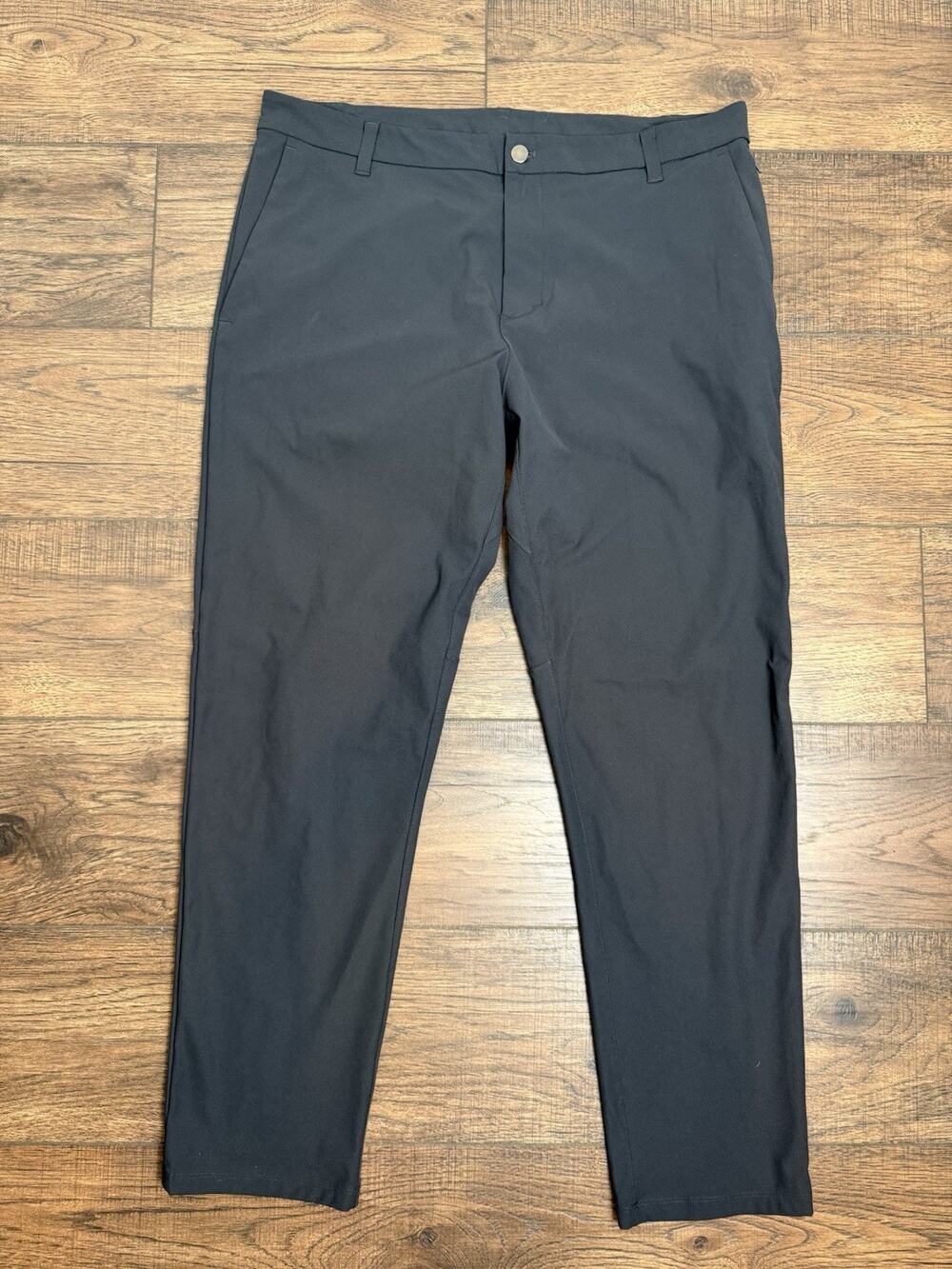 Lululemon Pants Mens 38 Black Commission Pant Classic Stretch Chino Travel